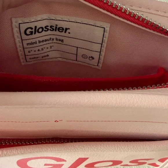 NWT Glossier Mini Beauty Bag - Picture 3 of 5